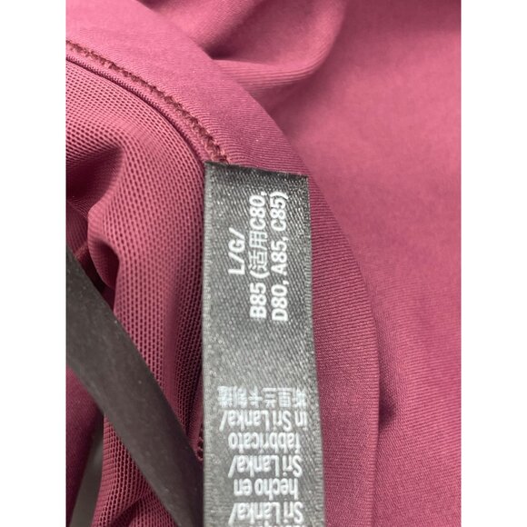 Victoria sport sports bra weaved front polyamide blend purple large READ - Picture 5 of 7